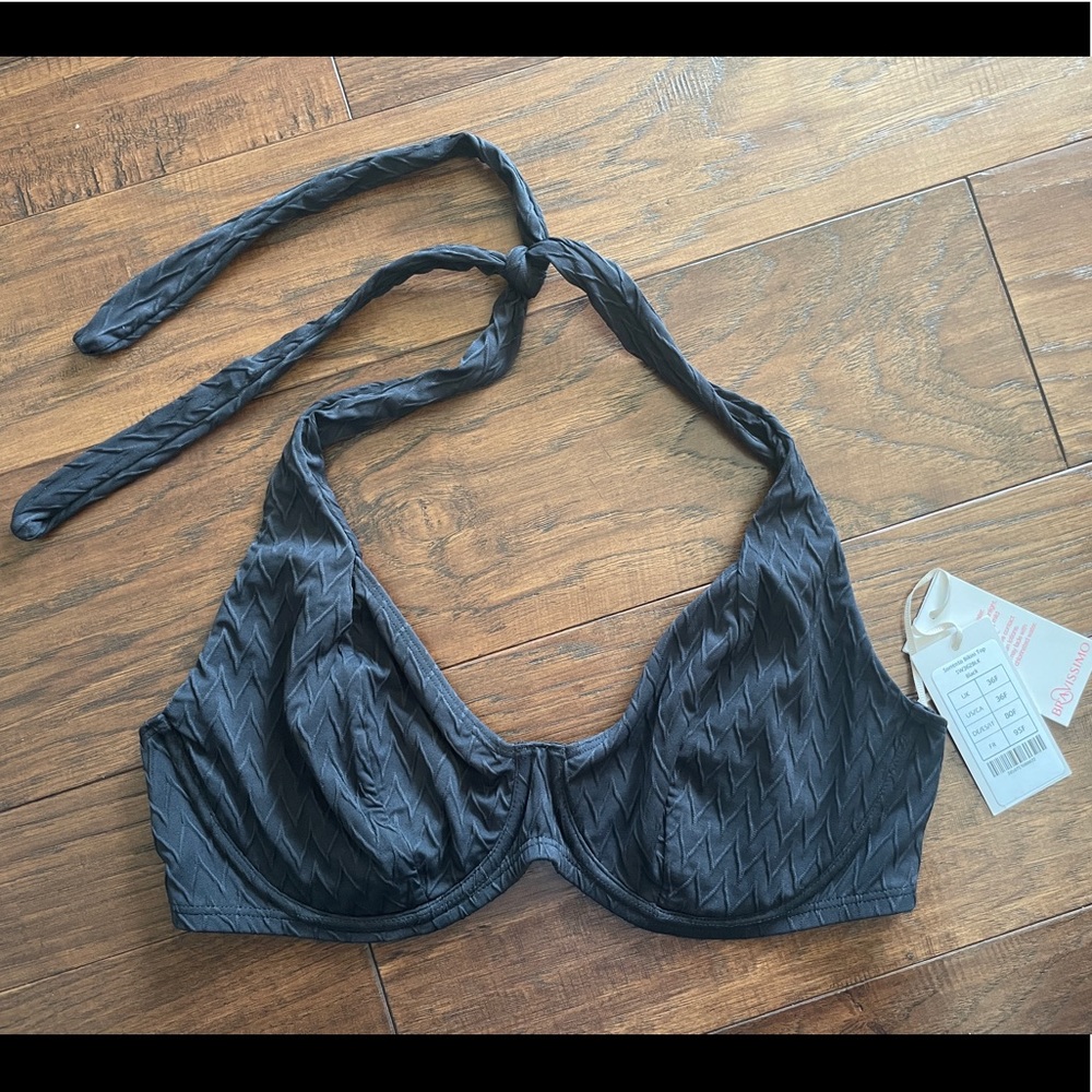 Bravissimo Swim Bikini Top Black - US 36F